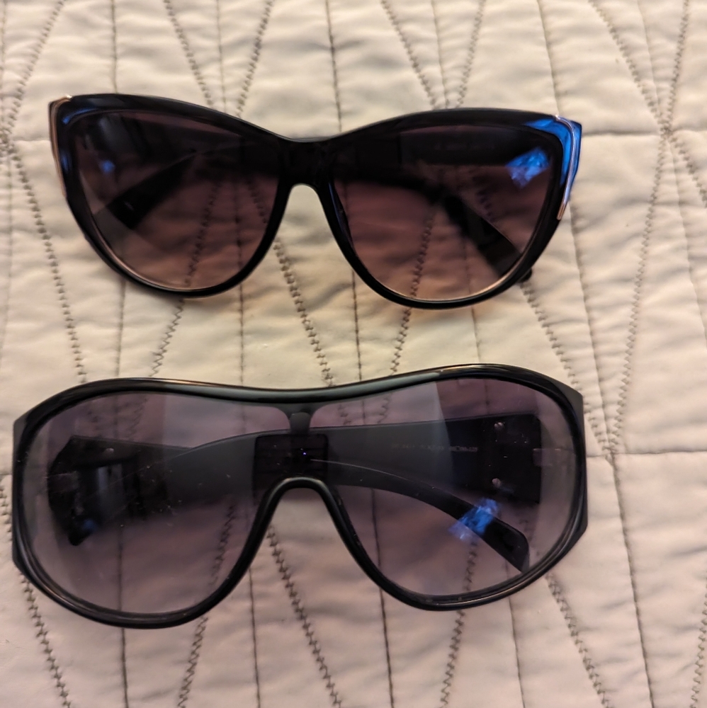 Two pairs of sunglasses.